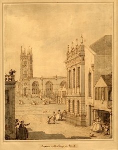 1748 drawing of the Court House by Canaletto